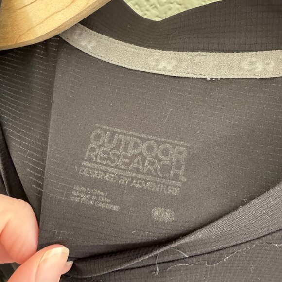Outdoor Research Echo Black Tee Size Medium - Picture 2 of 4